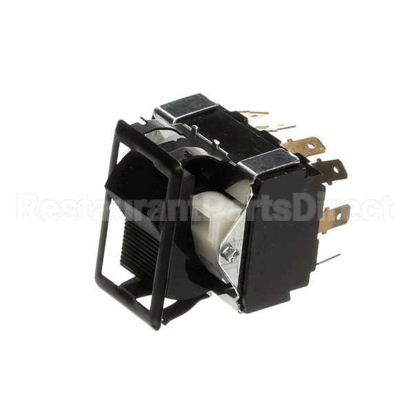 03356.0003 Compatible Bunn Switch, 4Pdt 250V Blk W/Blk Bzl