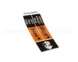 03408.7004 Bunn Decal,Warning Fnl 15.4Rad Eng/Fr