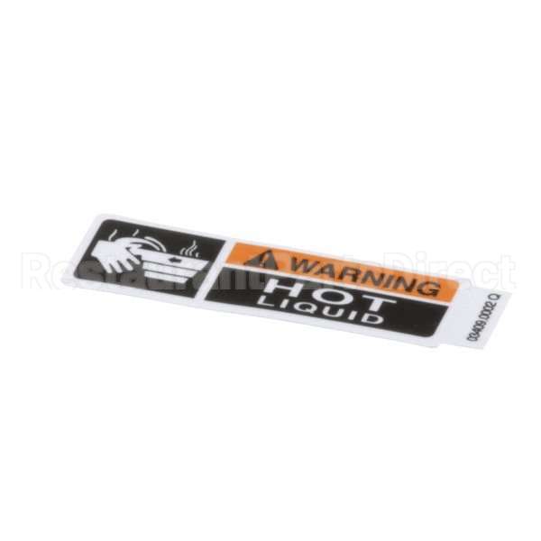 03409.0002 Compatible Bunn Decal, Warning-Hot Liquid