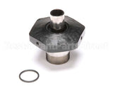 035A T&S Brassoutlet W/ Black Heat-Resistant Hand