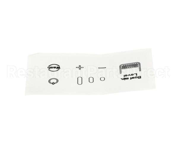 04.HU0064.002 Grindmaster Cecilware Karma Control Panel Sticker