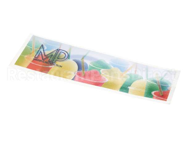 04.MP0066.001 Grindmaster Cecilware Front Sticker - Mp Led