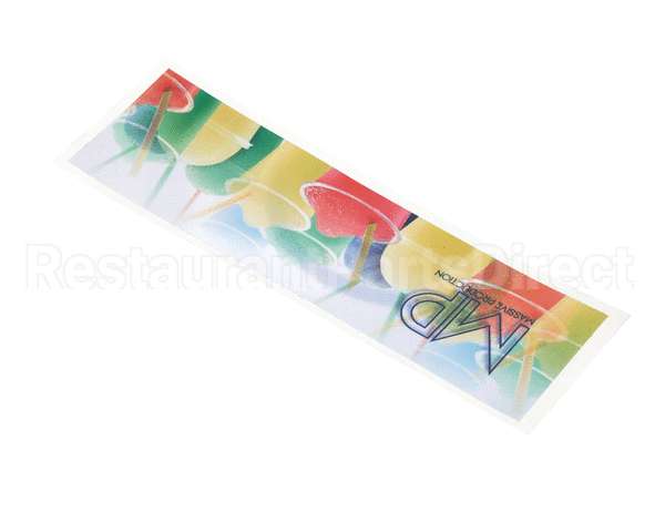 04.MP0066.001 Grindmaster Cecilware Front Sticker - Mp Led