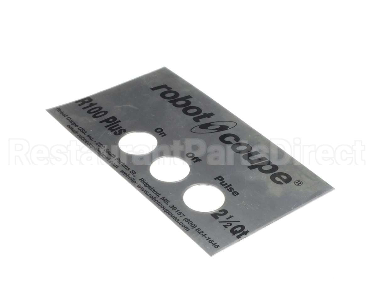 0407677 Robot Coupe Front Plate R100 Plus V2