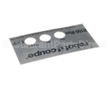 0407677 Robot Coupe Front Plate R100 Plus V2