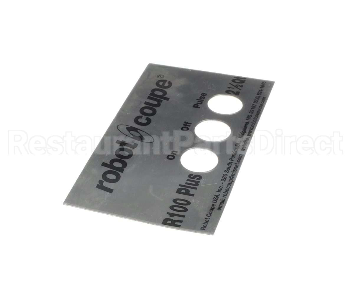 0407677 Robot Coupe Front Plate R100 Plus V2