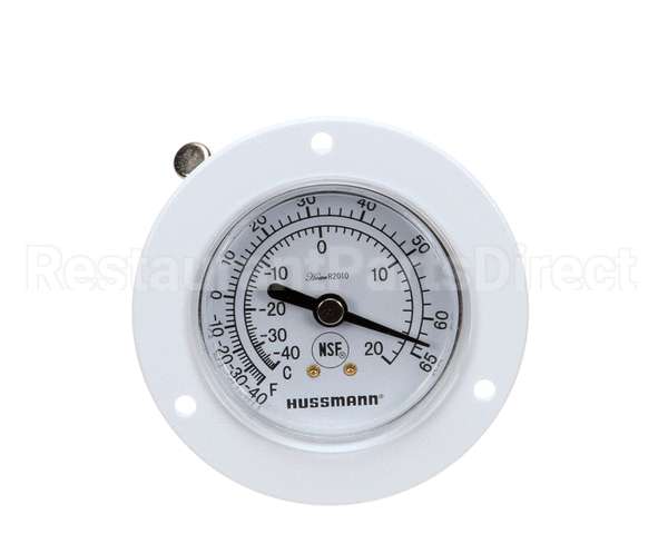 0443312 Hussmann Thermometer-2 Dial White