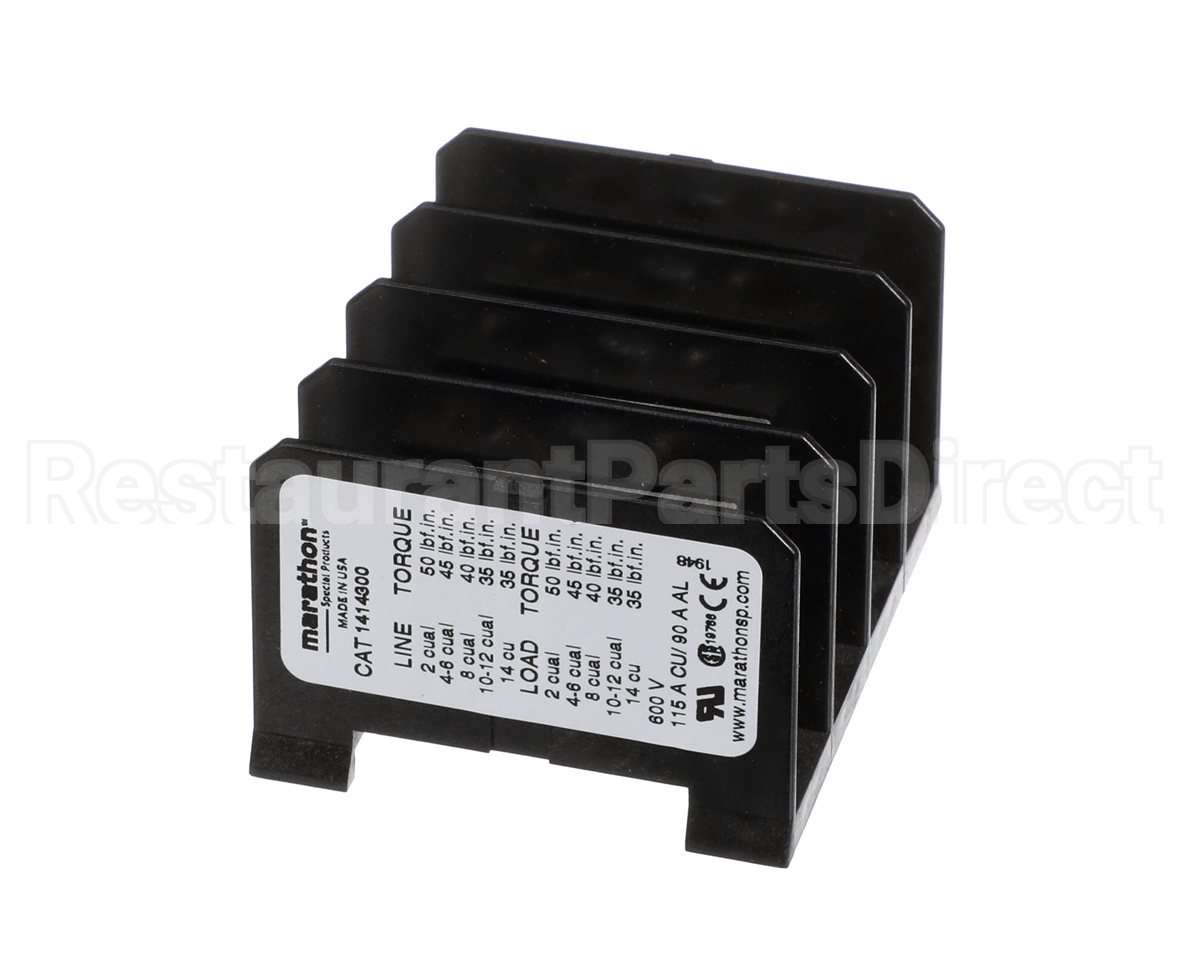 0500205 Marshall Air 4 Pole 600V Terminal Block