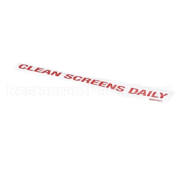 0507471 Compatible Champion Label, Clean Daily