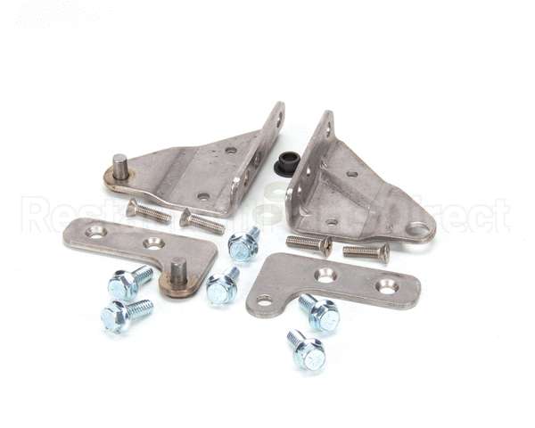 06001372 Glastender Hinge Set And Brackets, 180^ Swing, 1-1/