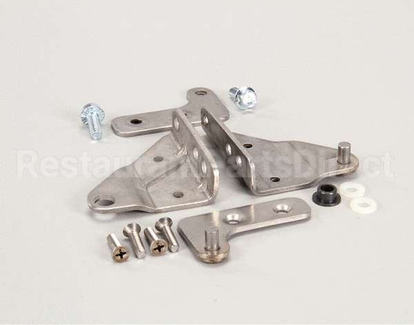 06001373 Glastender Hinge Set And Brackets, 180^ Swing, 1-1/