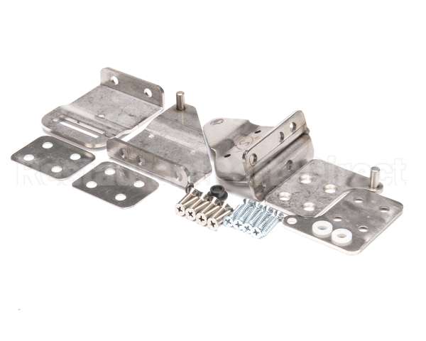06001376 Glastender Hinge Set And Brackets For Wood Doors, 1