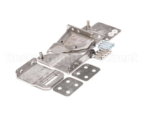 06001376 Glastender Hinge Set And Brackets For Wood Doors, 1