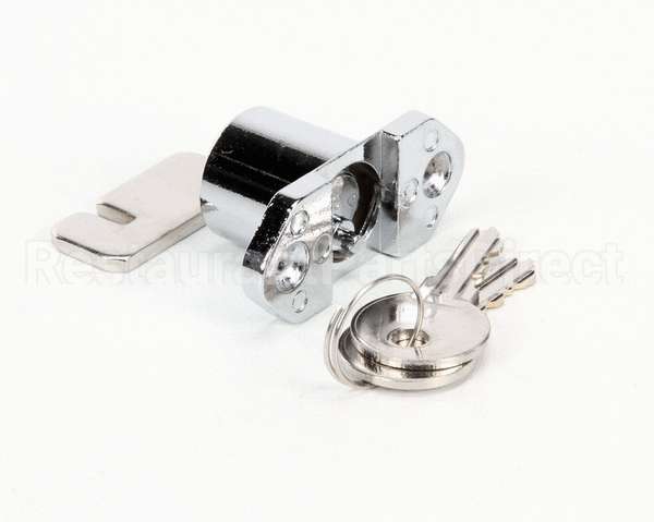 06001536 Glastender Lock, Cooler Door, With Two Keys, Chrome