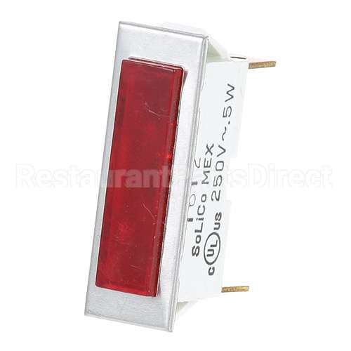 06504 Compatible Blodgett Signal Light 3/8" X 1-5/16" Red 250V