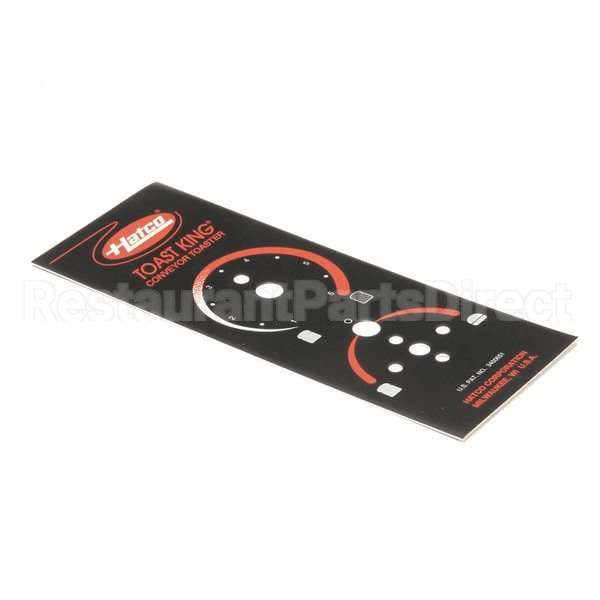 07.01.217.00 Compatible Hatco Controlplate, Tk, Toast & Buns