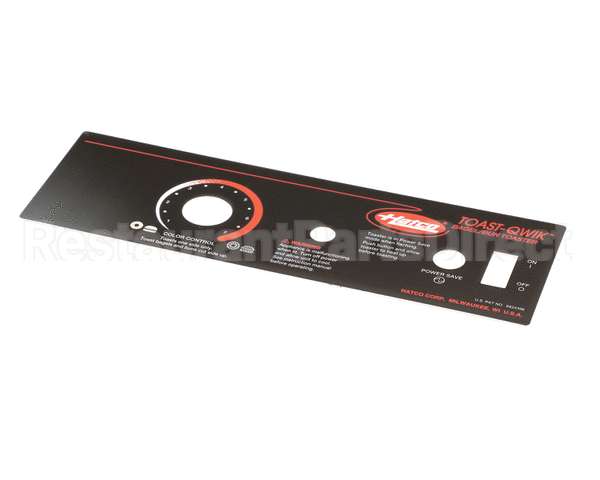 07.01.289.00 Hatco Control Plate,Tq Bagel,No Heat