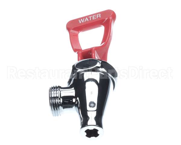 07094.0100 Bunn Faucet Assy, Red Hdl Crm Self