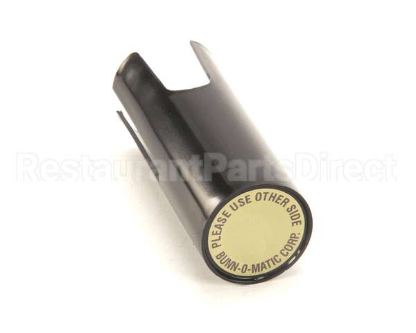 07187.0001 Bunn Cover W/Decal, Faucet-Blk