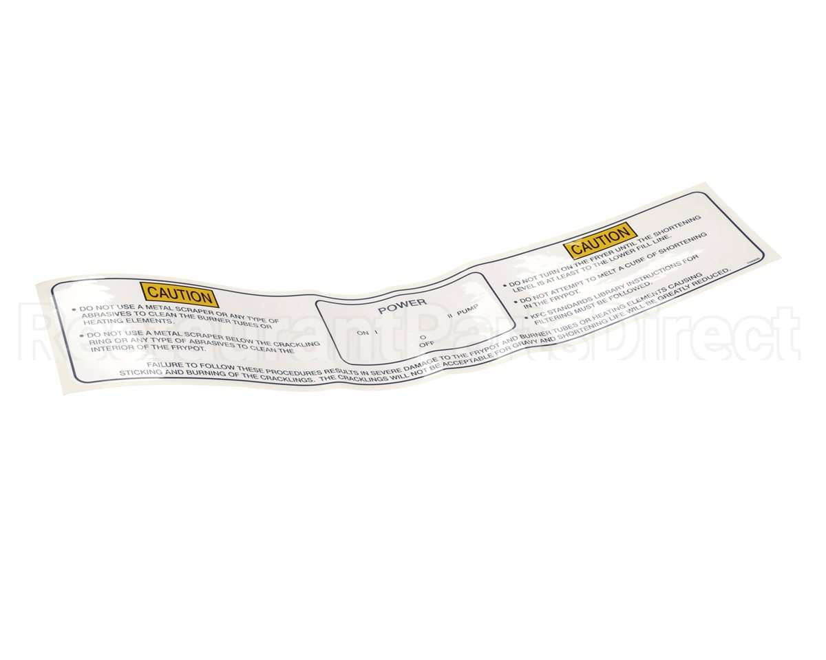 075690 Henny Penny Label-Powerpumpmelt