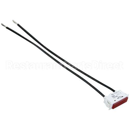 0766-080 Compatible Crescor Signal Light 3/8" X 1-5/16" Red 250V