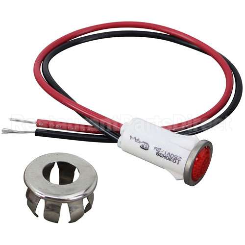 0766 006 Compatible 0766006 Crescor Signal Light 10" Red 250V
