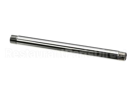 078X T&S Brass Riser, 3/8 Npt X 8 Long (Chrome Plated)
