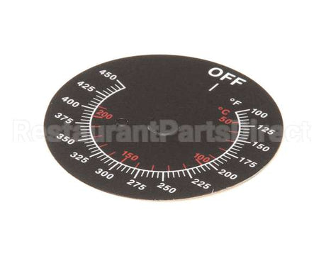 08-5839 Market Forge Label Dial Temp