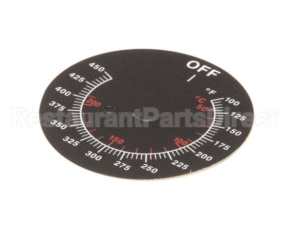 08-5839 Market Forge Label Dial Temp