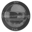 09053 Compatible Blodgett Knob 2 D, Off-Lo-Med-High