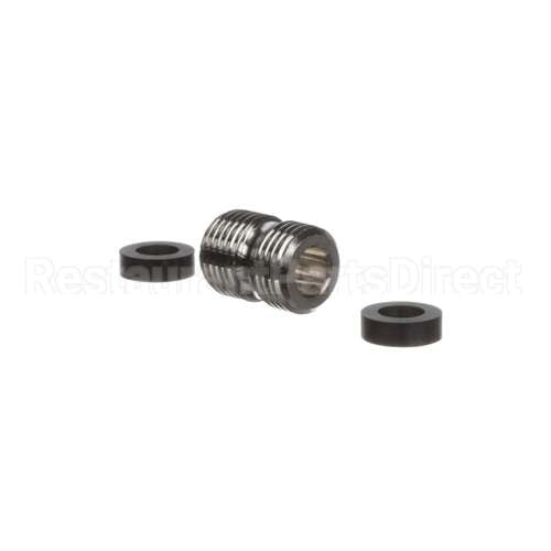 098A T&S Brass 3/4-14Un Male X Male Fitting W/ Hose Was
