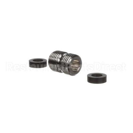 098A T&S Brass 3/4-14Un Male X Male Fitting W/ Hose Was