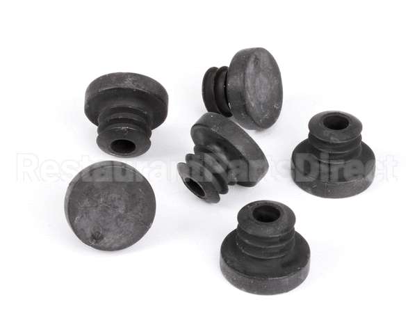 0D1609 Electrolux Professional Rubber Foot, 6 Pieces