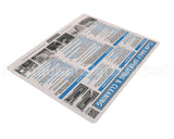 0F-047613 Hobart Label, Operating Cleaning Istr