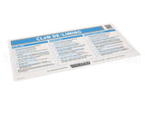 0F-047614 Hobart Label, De-Lime Instructions (T