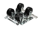 0US704 Kelvinator Caster Pack,4 Casters,Wrench