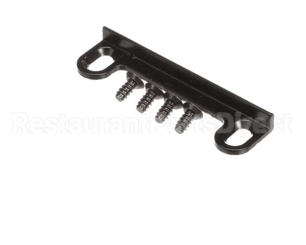 10-16666-0002 Anthony International End Door Lock Strike Plate - Blk