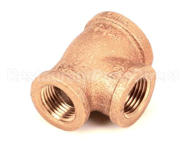 10-2584 Market Forge Tee Brass 3/4X1/2X1/2