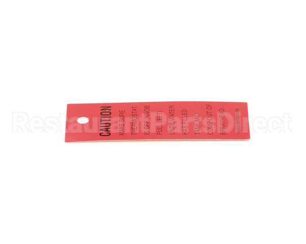 10003.0000 Bunn Tag, Thermostat-Red