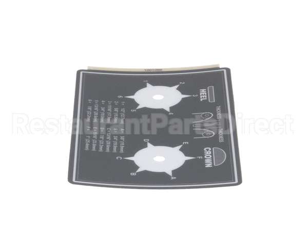 1001069 Antunes Label, Dial Compression