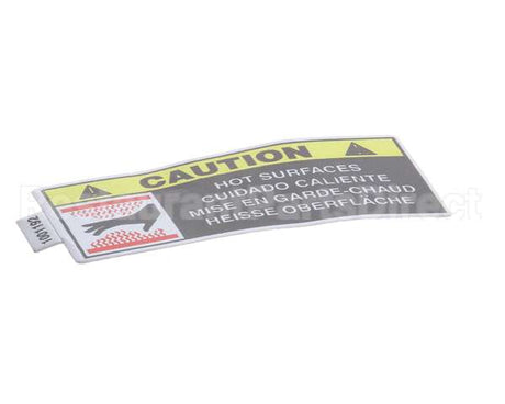 1001192 Antunes Label, Caution - Hot