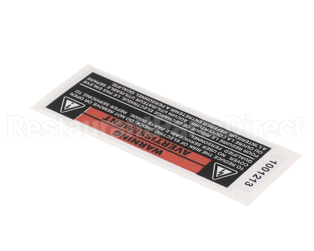 1001213 Antunes Label, Shock Hazard