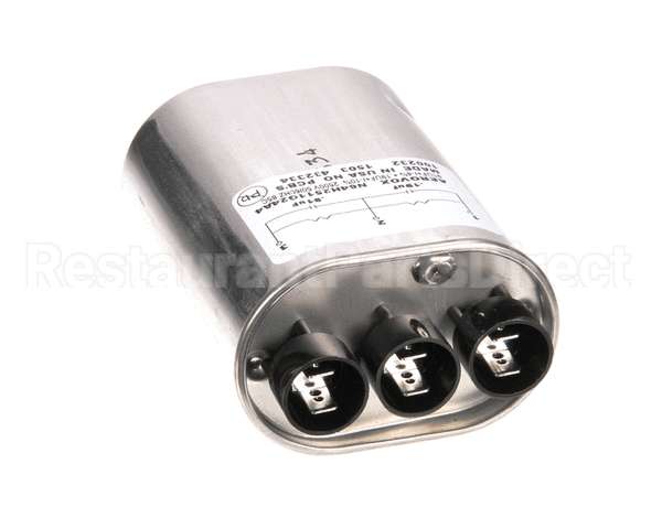 100232 Turbochef Capacitor, 0.91Uf+0.19Uf, Dual, 2500Vac