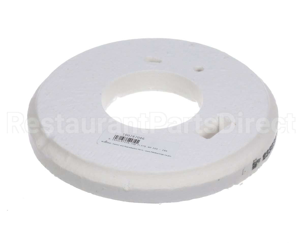 100287086 Lochinvar K,Insulation,Top Plate,Wh 200 - 286