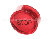 10054 Gaylord Red "Stop" Lens With "Stop" Inscription