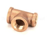 100676 Cleveland Tee;1/2Inx3/8 Inx1/2 In; Brass