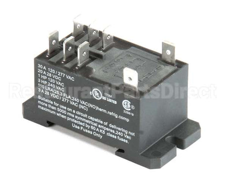 101279 Turbochef Relay, Sealed,2P, Dt, 30Amp, Class F, Ul