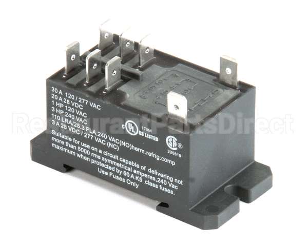 101279 Turbochef Relay, Sealed,2P, Dt, 30Amp, Class F, Ul