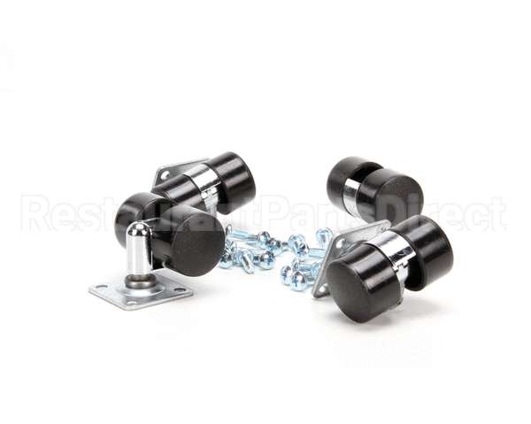 10314-01 Silver King Kit Casters 1 7/16 Wh/1 3/4 Th