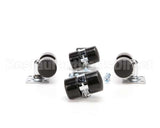 10314-01 Silver King Kit Casters 1 7/16 Wh/1 3/4 Th